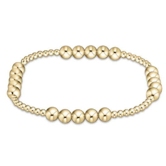 Classic Blissful Pattern Beaded Bracelet 2/4mm-EN