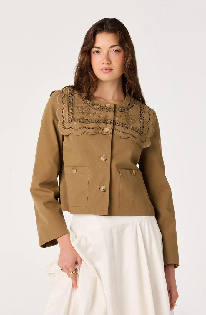 Cleo Jacket-Nutmeg