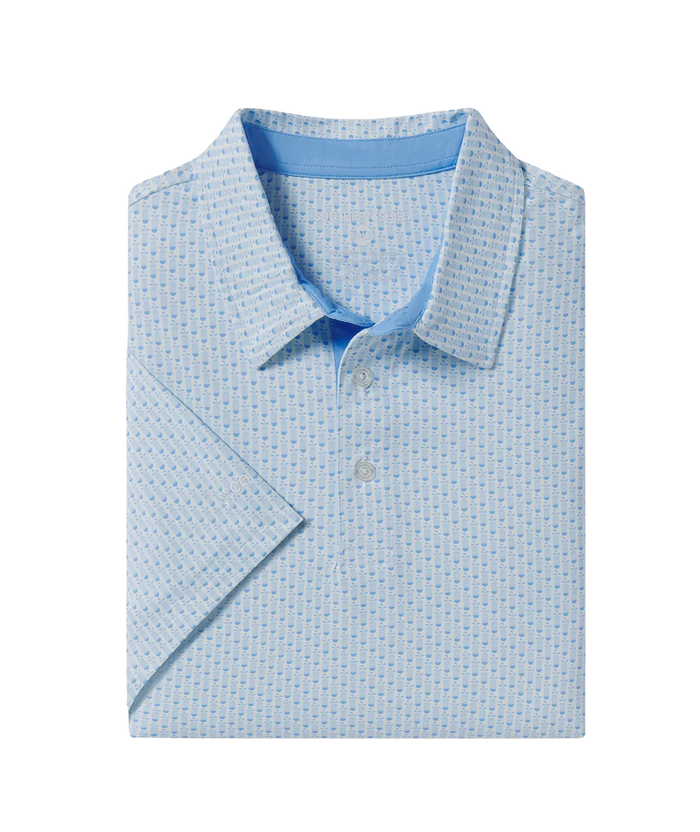 Club and Carry Printed Polo