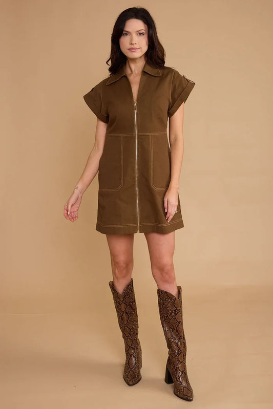 Colin Dress-Mocha