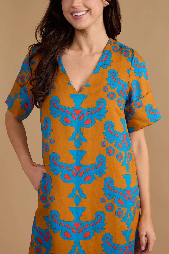 Colin Dress-Mughal Motif