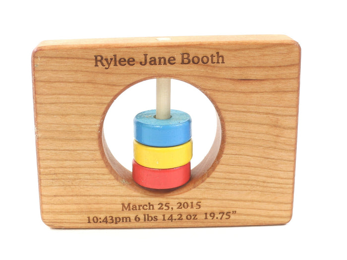 Colorado State Wooden Baby Rattle™
