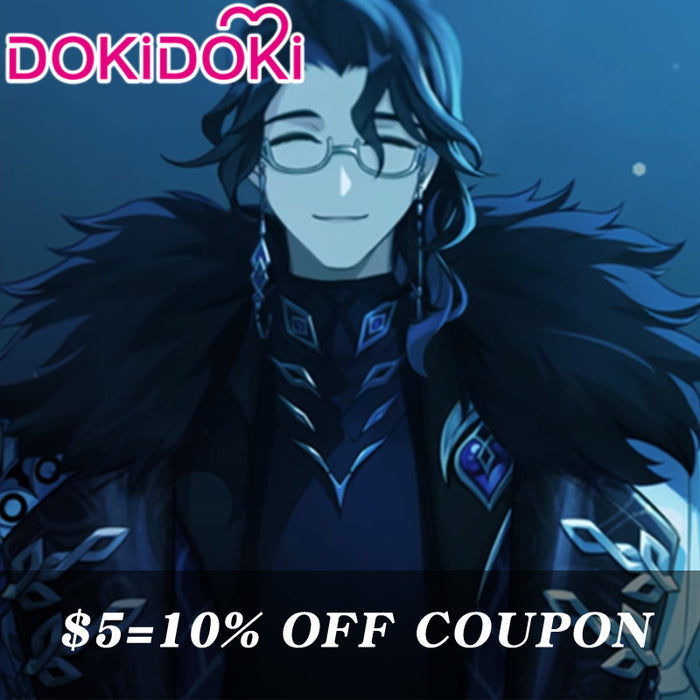 【Confirmed】$5 Deposit =10% OFF Coupon DokiDoki Game Genshin Impact Cosplay Pantalone Costume Snezhnaya
