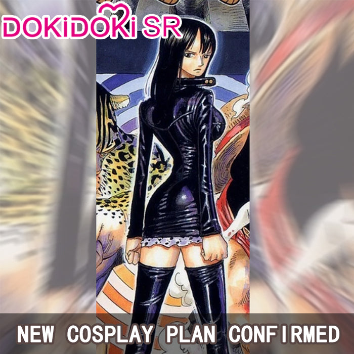【Confirmed】$5 Deposit =10% OFF DokiDoki-SR Anime Cosplay Black Dress Blue Dots Suit Women Costume