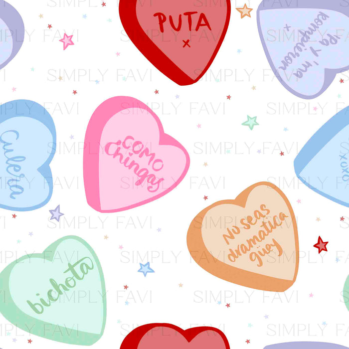 Corazones de Dulces (set)