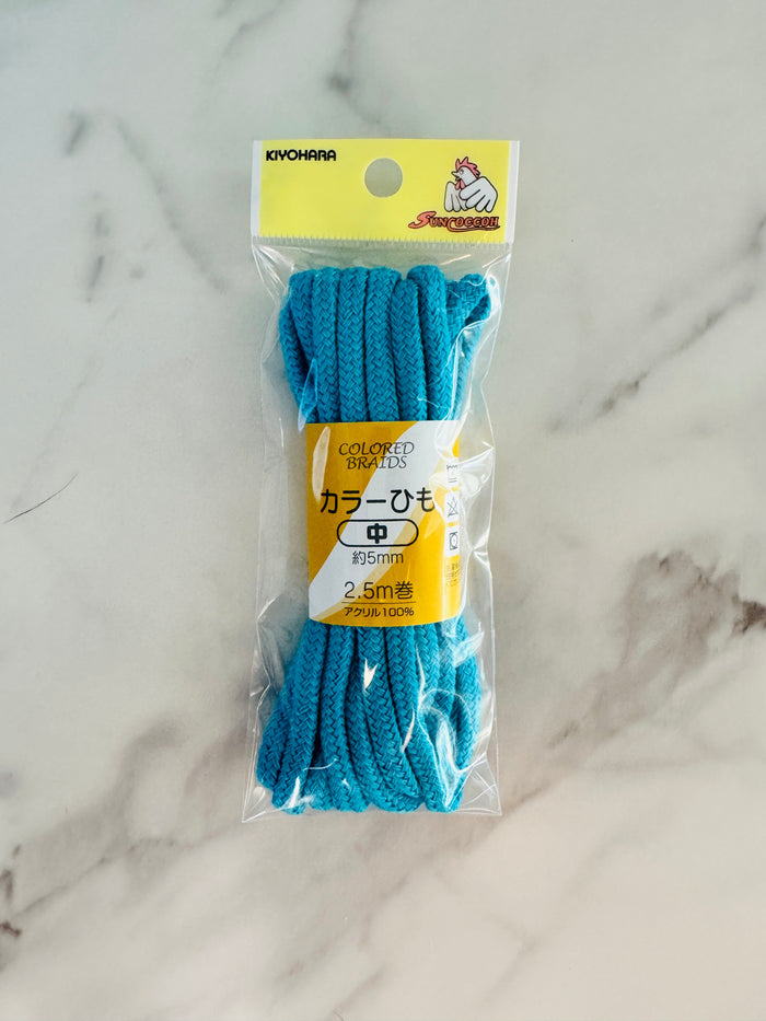 Cording - Soft Cording - Medium Turquoise (53) - Sankokko - Kiyohara