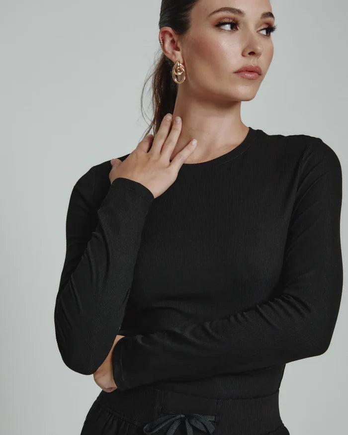Core Ribbed Long Sleeve