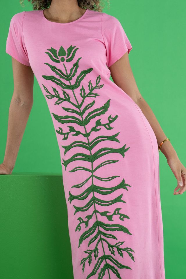 Cornelia Dress-Rose Linen