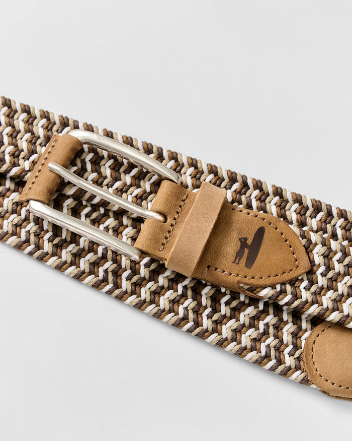 Cotton Stretch Belt - Brown