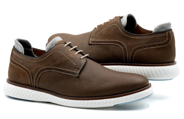 Countryaire Nubuck Plain Toe - Bark