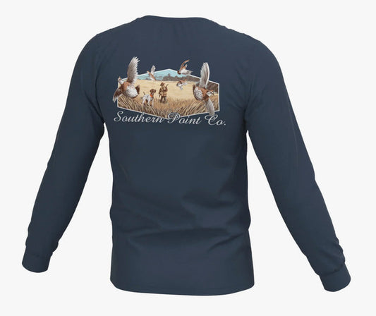 Covey Rise Long Sleeve Tee - Midnight Navy
