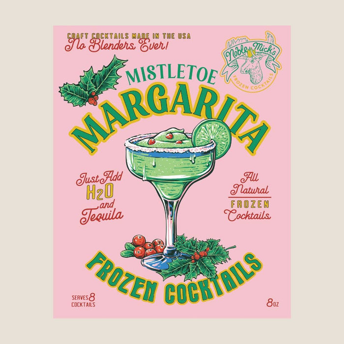Cranberry Mistletoe Margarita Frozen Cocktail