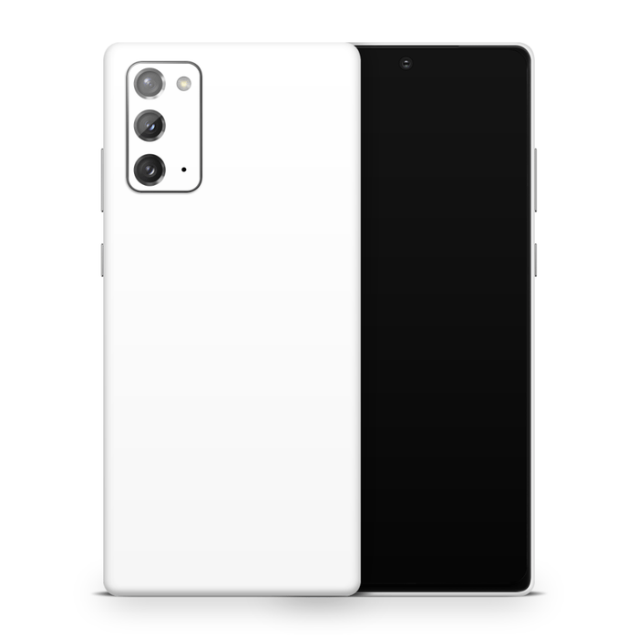 Crisp White Samsung Galaxy Note Decal Skins