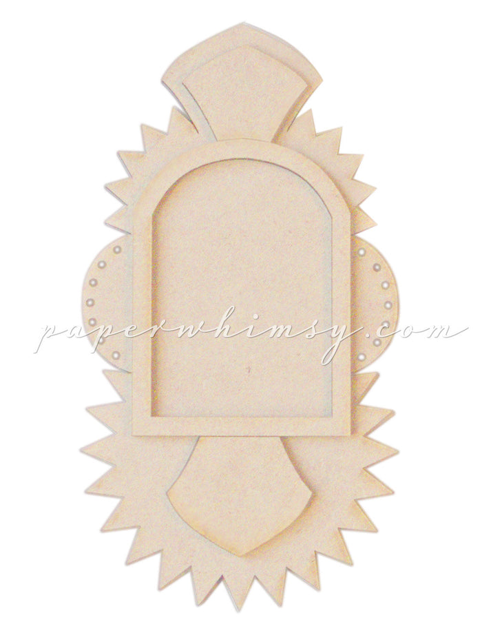 Curious Medallion No.2 - paperwhimsy