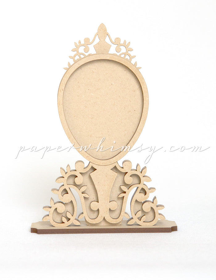 Curious Ornate Egg - paperwhimsy