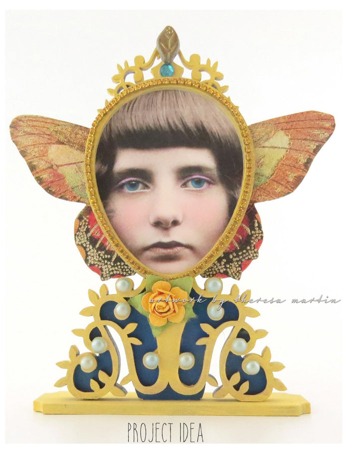 Curious Ornate Egg - paperwhimsy