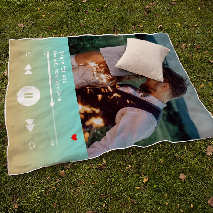 Custom Photo - There For You - Personality Customized Blanket - Gift For Couple Lover