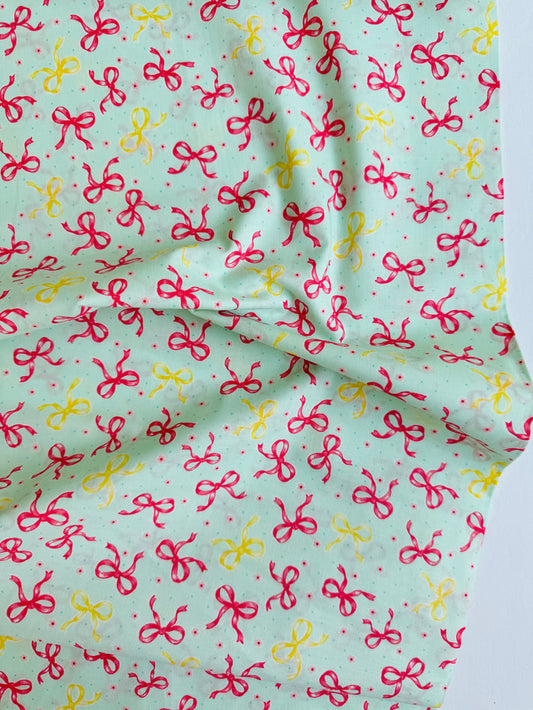 Cutie Ribbon - Mint - Atsuko Matsuyama - 30's Collection - Yuwa
