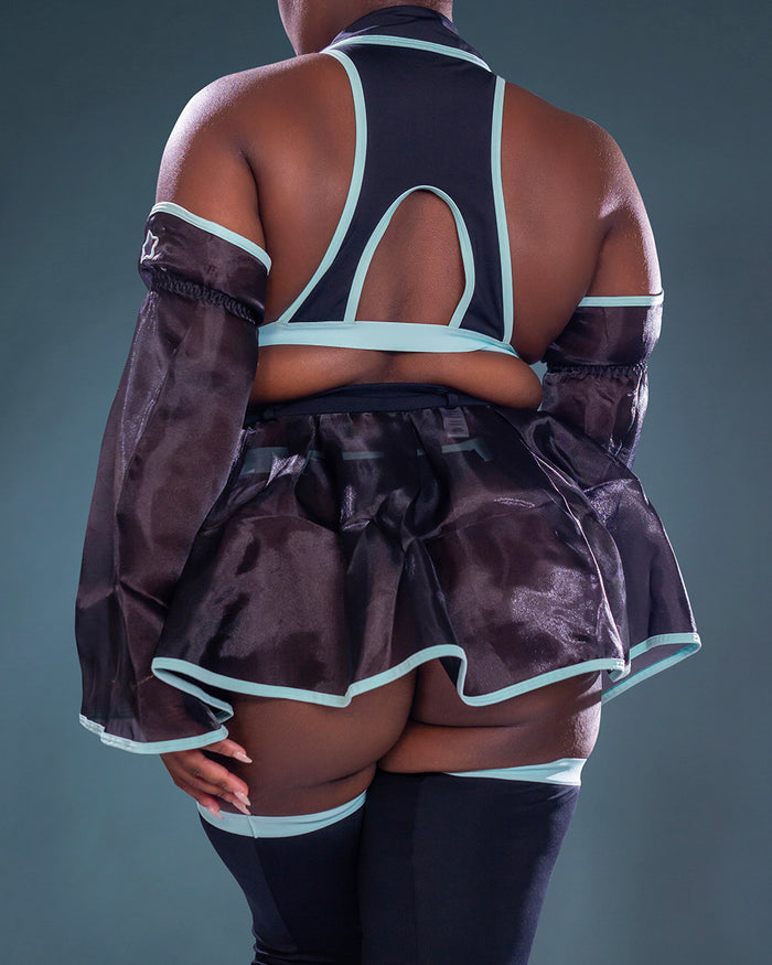 Cyber Siren - Mesh Top/Skirt Cyber Girl Lingerie