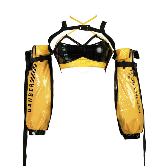Yellow & Black / Top / XS/S