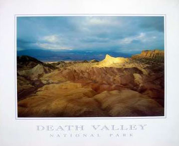 Death Valley Mountains Poster
