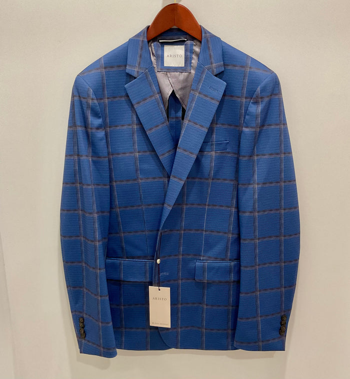 Deep Sea Sport Coat - Blue/Coffee