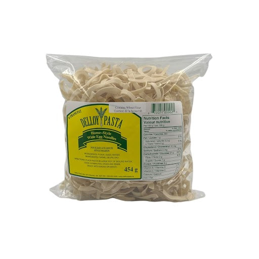 Delloy Pasta - Homestyle Egg Noodles: Wide (454 g)