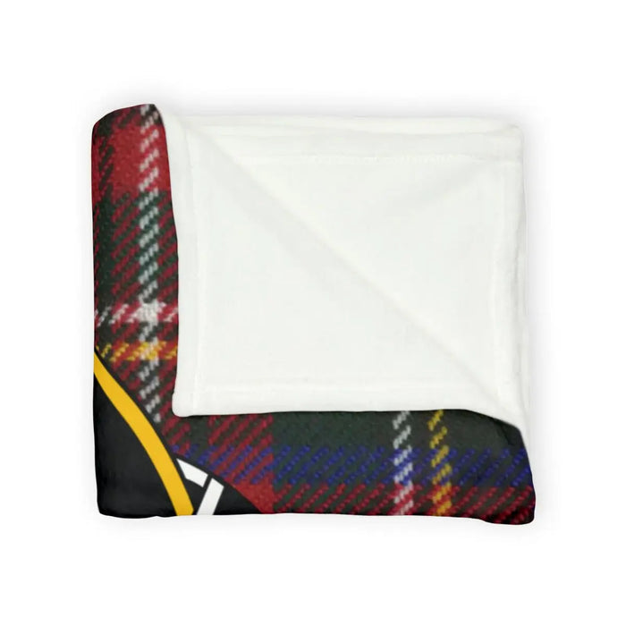 Cozy Warm Multi-colored Plaid Pattern Blanket