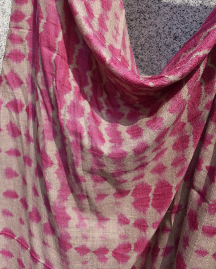 Denovembre Rive Cashmere Scarf in Cassis
