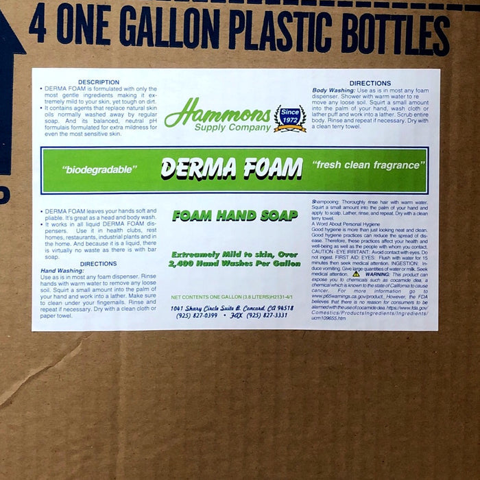 DERMA FOAM FOAMING HAND SOAP ( HSC )