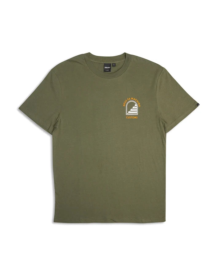 DEUS EX MACHINA - STAIRWAY TEE CLOVER