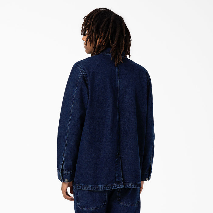 DICKIES - DENIM CHORE COAT STONEWASHED INDIGO BLUE