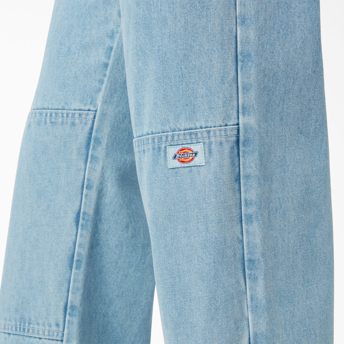 DICKIES - LOOSE FIT DOUBLE KNEE DENIM PANT LIGHT DENIM