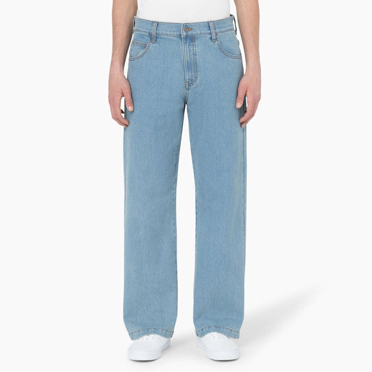 DICKIES - SKATEBOARDING WINGVILLE LOOSE FIT JEANS LIGHT DENIM