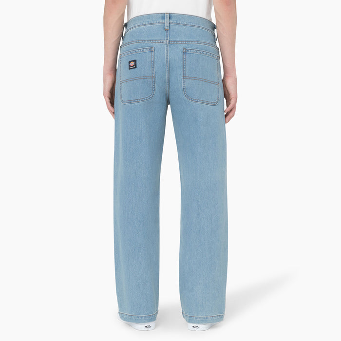 DICKIES - SKATEBOARDING WINGVILLE LOOSE FIT JEANS LIGHT DENIM
