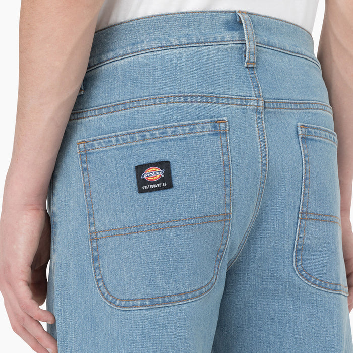 DICKIES - SKATEBOARDING WINGVILLE LOOSE FIT JEANS LIGHT DENIM