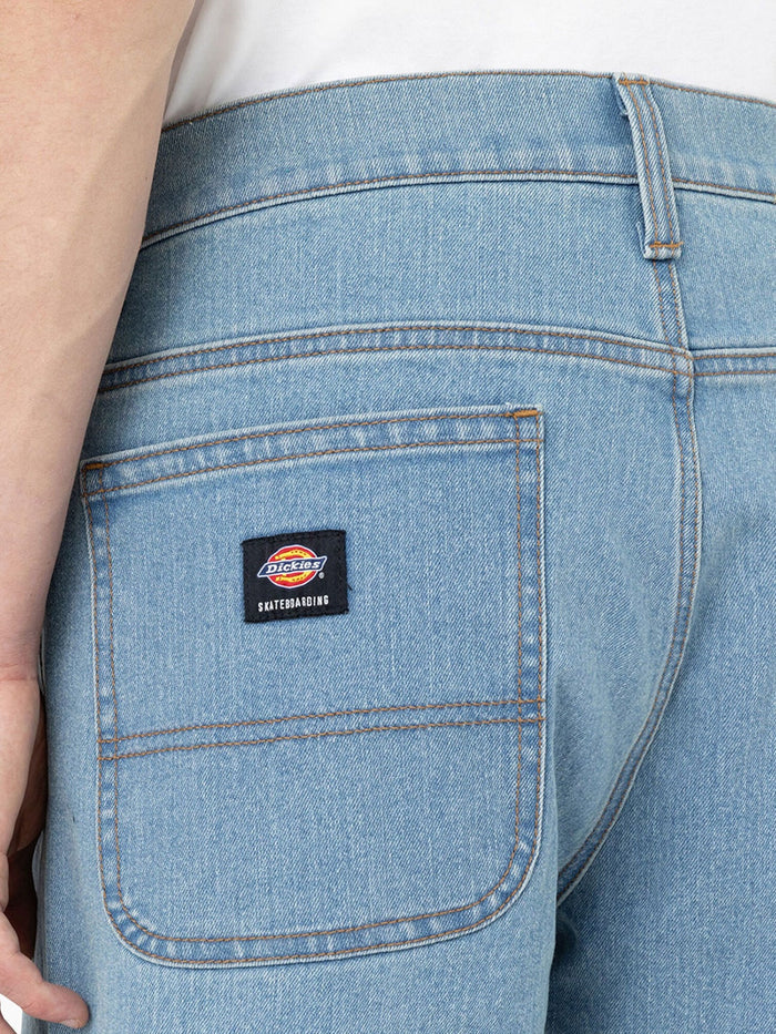 DICKIES - SKATEBOARDING WINGVILLE SHORT LIGHT DENIM