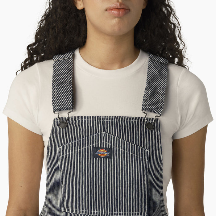 DICKIES - WOMEN'S HICKORY STRIPE BIB DRESS