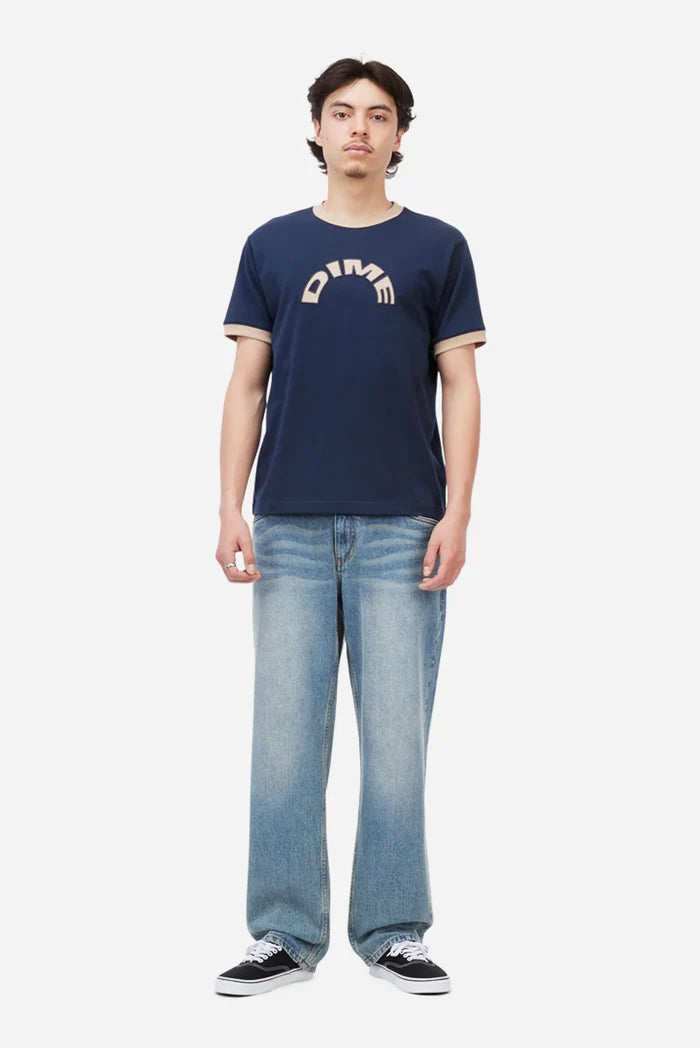 DIME - ARCH RINGER T-SHIRT - NAVY
