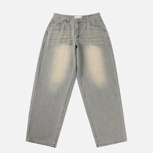 DIME - BAGGY DENIM PANTS SANDBLASTED DESERT