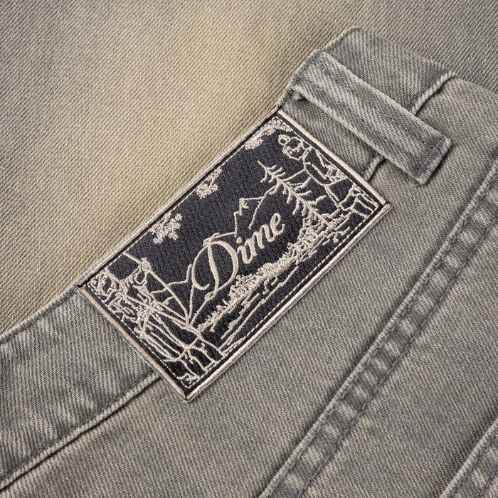 DIME - BAGGY DENIM PANTS SANDBLASTED DESERT