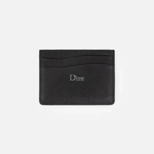 DIME - CLASSIC LEATHER CARDHOLDER - BLACK