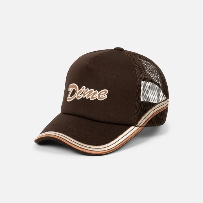 DIME - RACE TRUCKER CAP BROWN