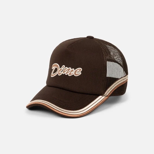 DIME - RACE TRUCKER CAP BROWN