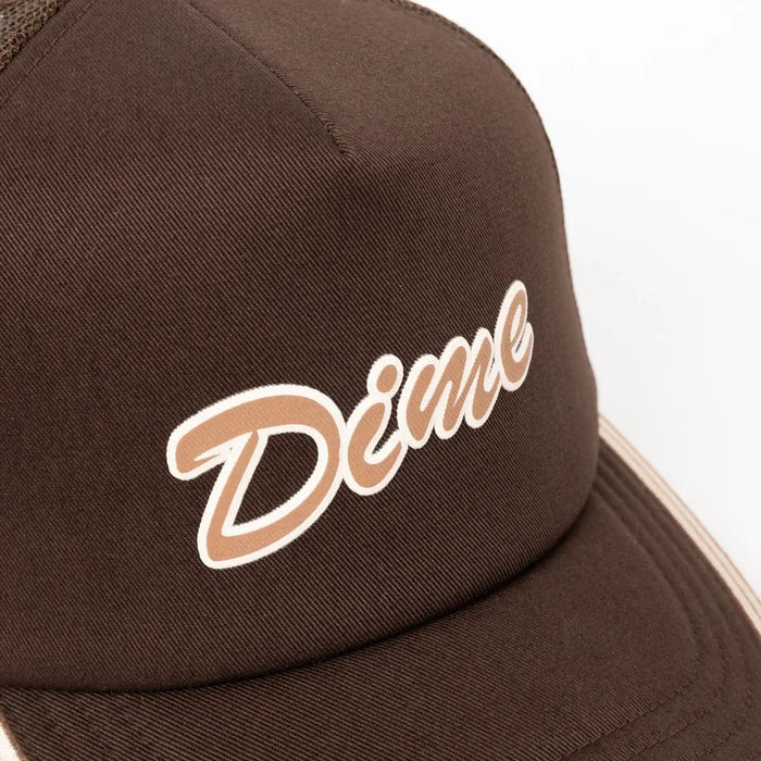 DIME - RACE TRUCKER CAP BROWN