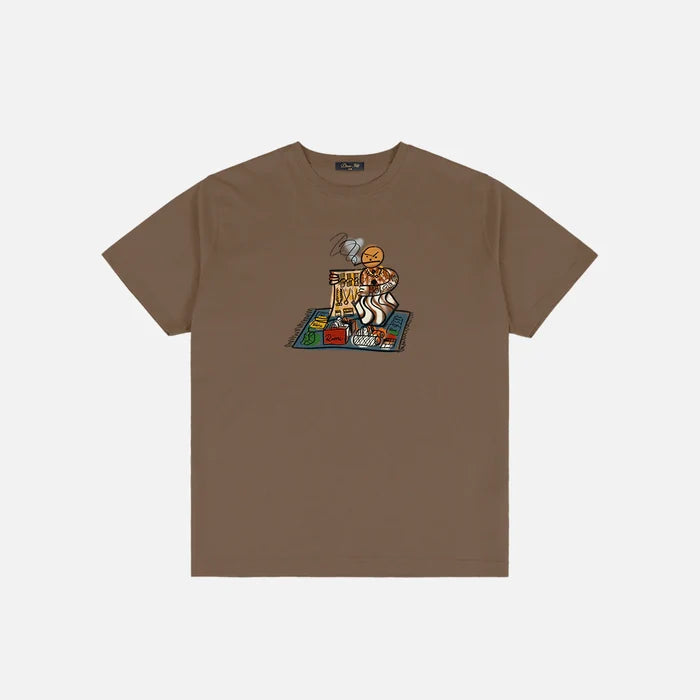 DIME - SNACKMAN DEALER T-SHIRT CHOCOLATE