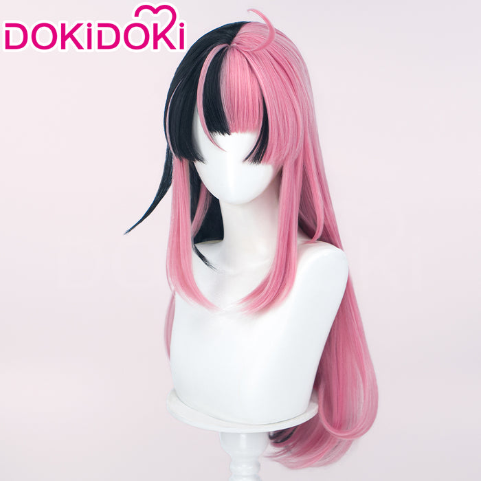 DokiDoki Anime BanG Dream! Cosplay Sengoku Yuno Wig Long Straight Black Pink Hair Mugendai Mewtype