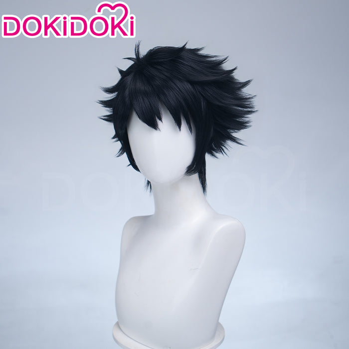 DokiDoki Anime Cosplay Pirate Captain Wig Short Black Hair
