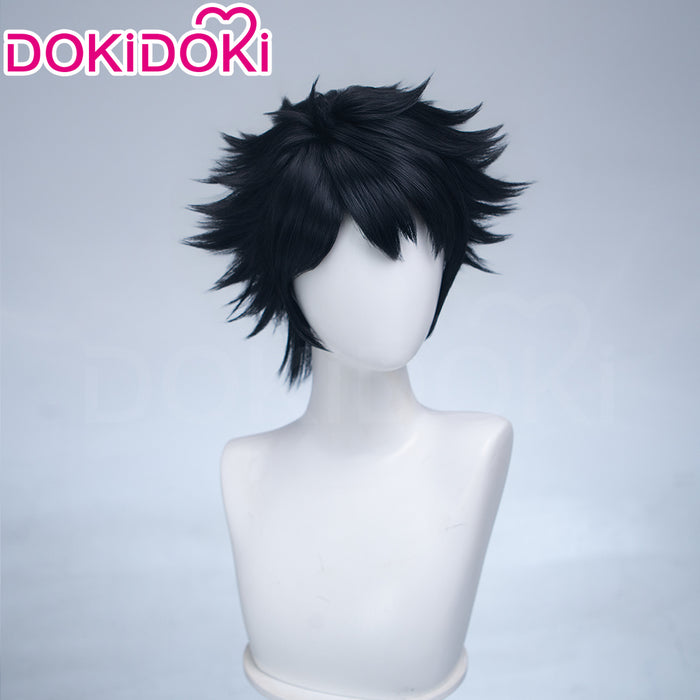 DokiDoki Anime Cosplay Pirate Captain Wig Short Black Hair