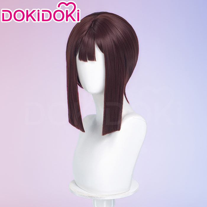 DokiDoki Anime Cosplay Wig Short Straight Brown Hair Circus